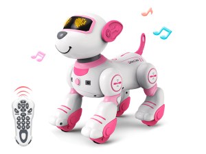 Chien Interactif Télécommandé - Effets Sonores et Lumineux - 9 Fonctions, Chante, Danse...