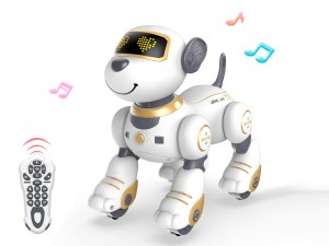 Chien Interactif Télécommandé - Effets Sonores et Lumineux - 9 Fonctions, Chante, Danse...