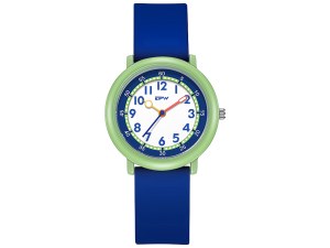Montre à quartz enfant - 3 aiguilles - Étanche 3 ATM - Bracelet en silicone