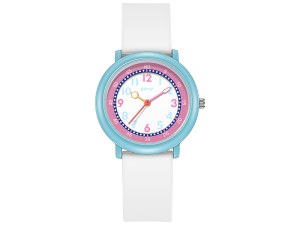 Montre à quartz enfant - 3 aiguilles - Étanche 3 ATM - Bracelet en silicone