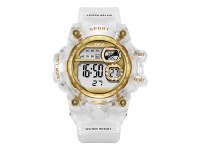 Montre digitale enfant avec chrono et alarme - Étanche 5 ATM - Affichage rétroéclairé