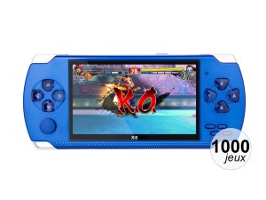 Console Émulateur de jeu portable - 1000 jeux, écran 4,3 pouces, autonomie 8 h, lecteur...