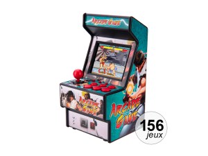 Mini Borne Arcade Rétro - 156 Jeux Inclus, Écran 2,8", Autonomie 5 h