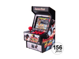 Mini Borne Arcade Rétro - 156 Jeux Inclus, Écran 2,8", Autonomie 5 h