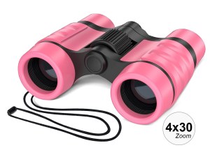 Jumelles pour enfant - Zoom 4 x 30 - Mise au point manuelle - Convient aux porteurs de...