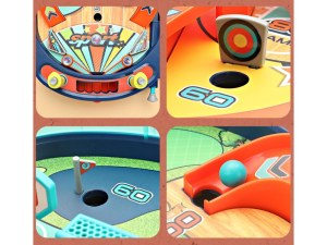 Flipper de table interactif - Retour automatique des balles - 12 balles incluses