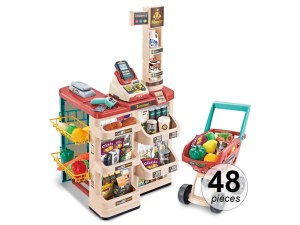 Comptoir de supermarché avec Effets Sonores et Lumineux - Jeu de Marché Interactif pour...