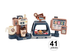 Corner café - Jeu de Café Interactif pour Enfants - Effets Sonores et Lumineux - Set 41...