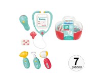 Mallette de Docteur pour Enfants - Instruments Médicaux avec Effets Lumineux - 7 pièces