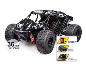 Voiture télécommandée - Échelle 1/18 - Vitesse 36 km/h - Distance 80 m - Suspension ind...