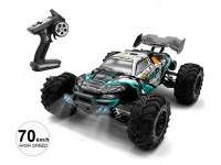 Voiture télécommandée - Échelle 1/16 - Vitesse 70 km/h - 150 m de portée - Moteur brush...
