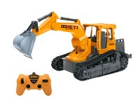 Pelleteuse Télécommandée - Effets Sonores et Lumineux - Bras et Base Rotative 360°