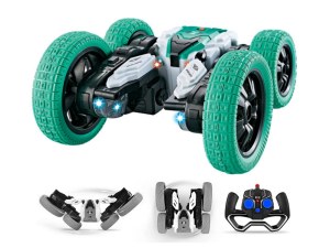 Véhicule Télécommandé 4x4 Rotatif - Conduite à 360° et Lumières LED