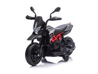 Moto Électrique Enfant Aprilia Dorsoduro - 6V, Roulettes Stabilisatrices