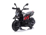 Moto Électrique Enfant Aprilia Dorsoduro - 6V, Roulettes Stabilisatrices