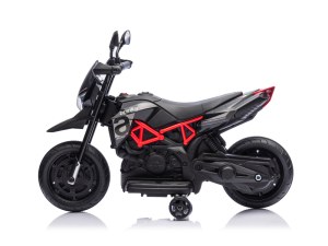 Moto Électrique Enfant Aprilia Dorsoduro - 6V, Roulettes Stabilisatrices