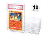 Étuis de Protection Format PSA pour Cartes - Acrylique Anti-UV, Rainures de Maintien Sa...