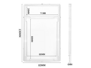 Étuis de Protection Format PSA pour Cartes - Acrylique Anti-UV, Rainures de Maintien Sa...