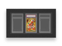 Cadre de Présentation pour Cartes Gradées - 3 Emplacements, Compatible Format PSA, MDF...