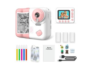 Appareil Photo Enfant - 48MP, Impression Instantanée, Écran 2,4", Filtres et Jeux