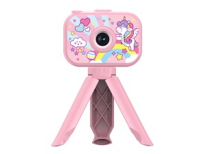 Appareil Photo Enfant avec Trépied - 18 MP, Vidéo Full HD, Écran 2", Mini-Jeux et Filtr...