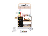 Stand de Snacking en Bois - Avec Accessoires et Tableau Noir - 110 cm
