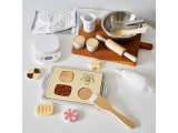 Kit de Pâtissier en Bois - Avec Accessoires - Jeu d’Imitation