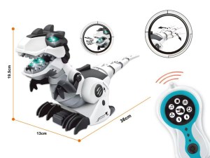 Dinosaure Télécommandé - Effets Sonores et Lumineux - 36 cm