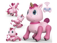 Licorne Télécommandée Interactive - Danse, Musique, Réagit à la Voix et Télécommande