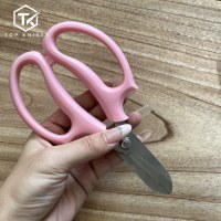 Ciseaux ménagers à poignée rose TKKIT-819209660487 – gros MOQ24