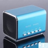 Mini haut-parleur Micro SD lecteur de musique / TF pour iPod portable- Bleu, vert