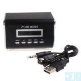 Élégant mini haut-parleur Amplificateur Lecteur MP3 Micro SD TF USB Disk FM