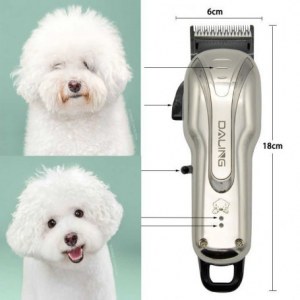 Lot de Tondeuse sans fil pour animaux toilettage canin chien