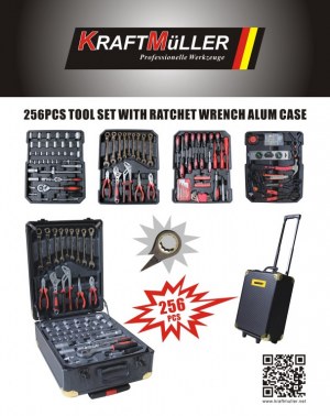 Mallette outils - 186 pièces KRAFTMULLER EN GROS