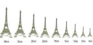 Lot tour eiffel 50 cm