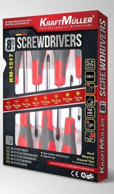 TOURNEVIS KRAFTMULLER 8 PIECES KM-1517