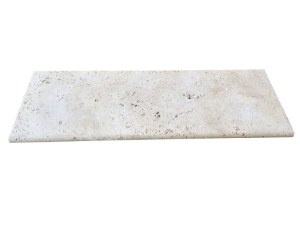Travertin Beige Clair Marche Escalier 100x35 cm