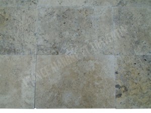 Carrelage travertin argento 40x60x1,2 cm rustique