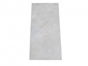 Travertin Beige Clair Margelle de Piscine Bord Droit 30,5x61 cm