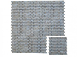 Travertin Beige - Jaune Mosaïque Modèle Bordeaux 2