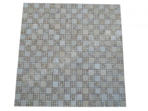 Travertin Beige - Jaune Mosaïque Modèle Monaco