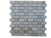 Travertin Beige - Jaune Mosaïque Modèle Bordeaux 2