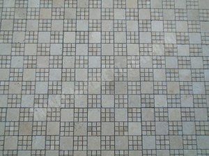 Travertin Beige Mosaïque Modelé Monaco