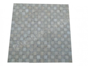 Travertin Beige Mosaïque Modelé Monaco