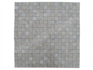 Travertin Beige Mosaïque Modelé Nice