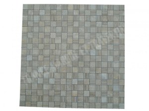 Travertin Beige Mosaïque Modelé Paris