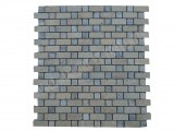 Travertin Beige - Silver Mosaïque Modèle Bordeaux 1