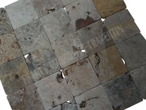 Travertin Mixte Carbien 10x10 cm