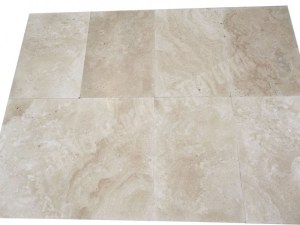 Travertin Beige Clair 40x60 cm non Rebouché Adouci