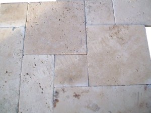 Travertin Beige Extra Clair Opus Romain